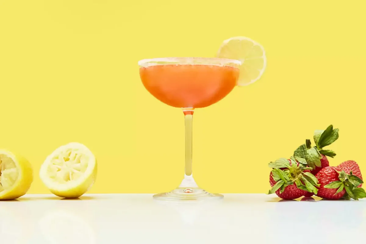 Strawberry Lemon Drop Martini