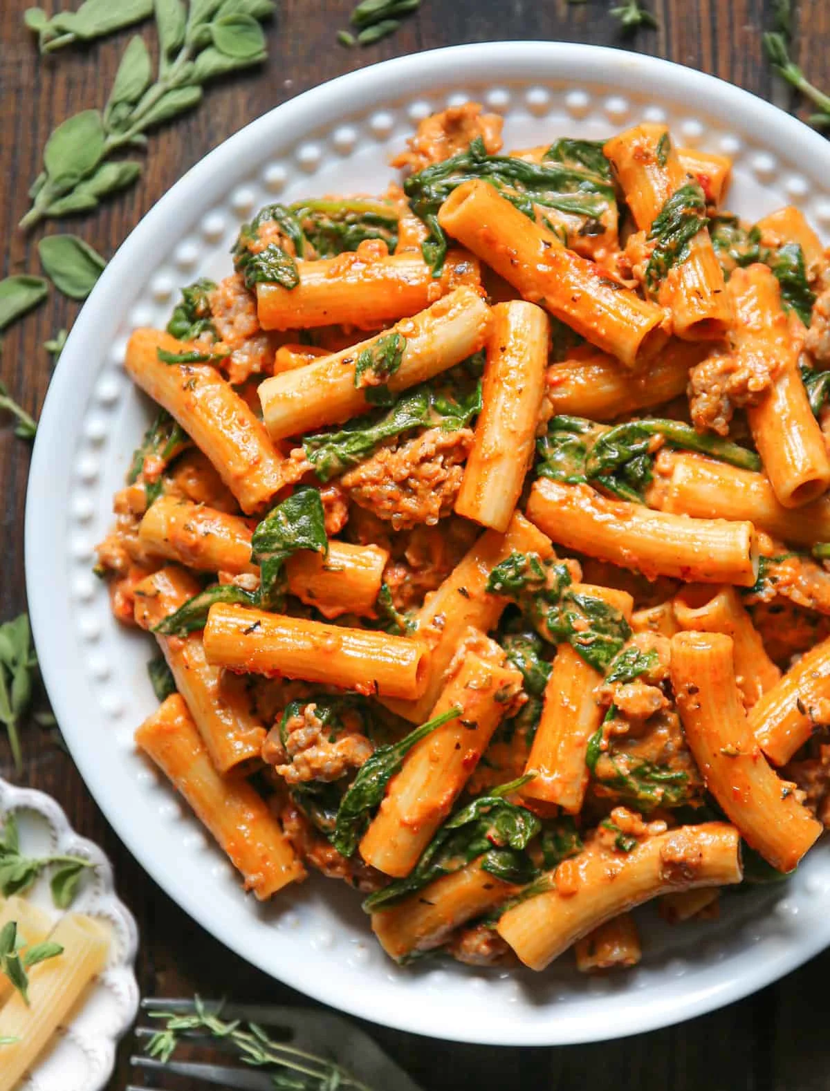 Sausage Rigatoni with Rosé Sauce