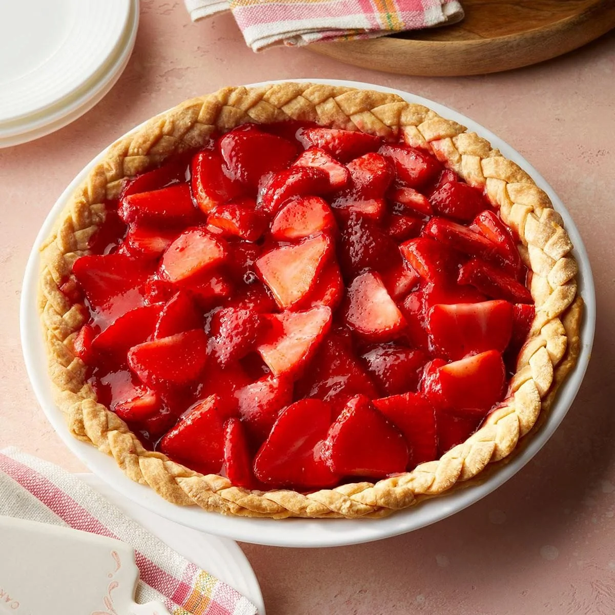 Strawberry Icebox Pie