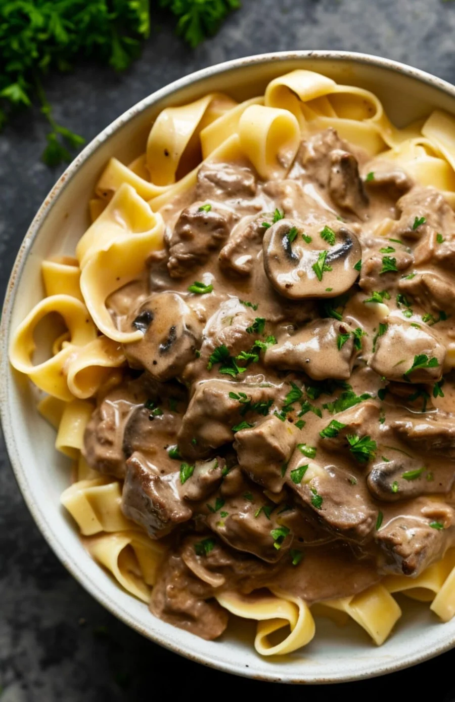 Beef Stroganoff